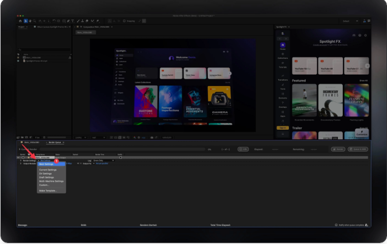 How to Export in After Effects 2025 (and Save as MP4)