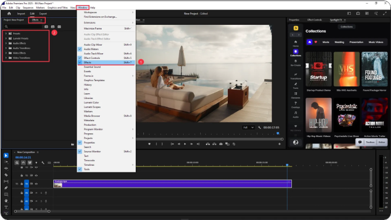 How to Add Effects in Adobe Premiere Pro (3 Simple Steps)