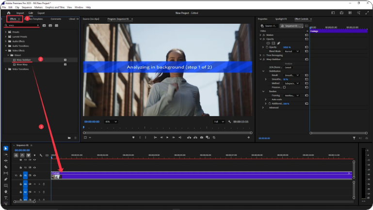 How to Stabilize Shaky Video in Premiere Pro (Simple 3-Step Guide)