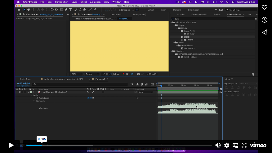 How to Edit & Create Stunning Audio Effects in After Effects