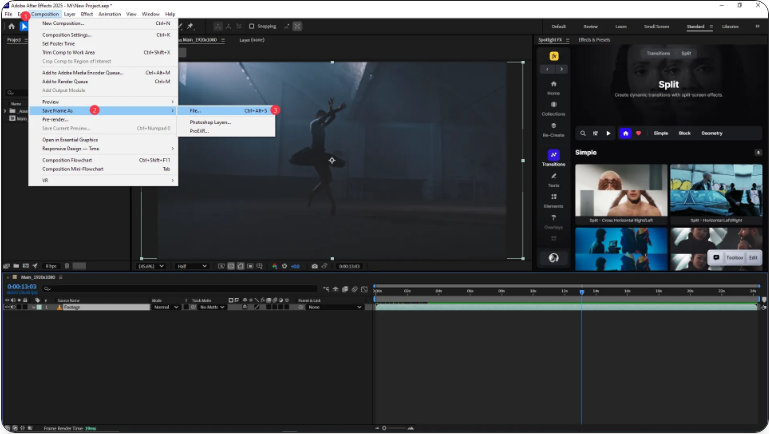 How to Freeze a Frame in After Effects (3 Simple Techniques)