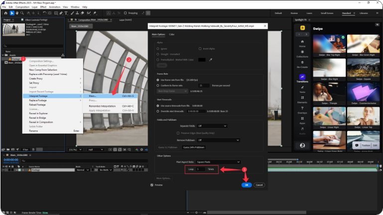 How to Loop a Video in After Effects (3 Simple Methods)