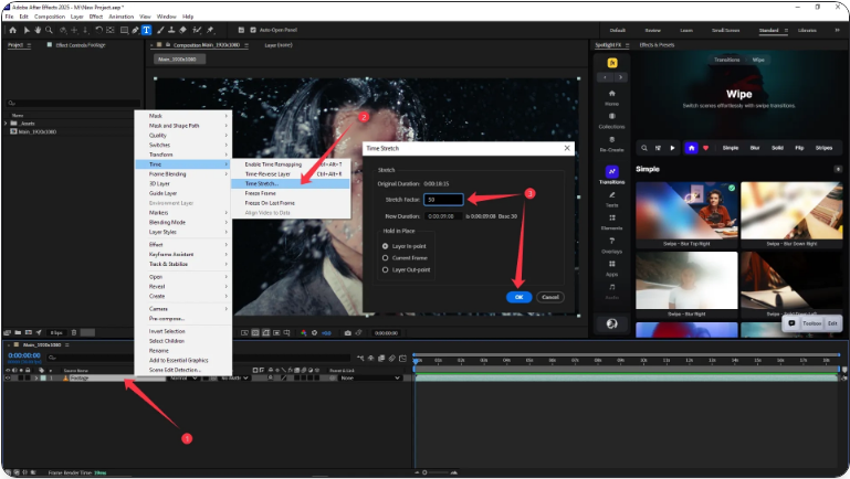 How to Speed Up a Video in After Effects (3 Simple Methods)
