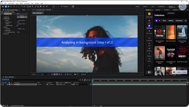 How to Stabilize Shaky Footage in After Effects (3 Easy Steps)