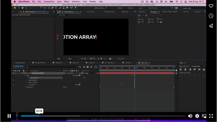 How to Create Blurry Text Effects in After Effects (With Free Templates)