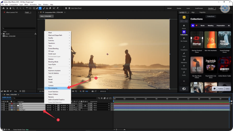 How to Precompose in After Effects (2 Simple Steps)