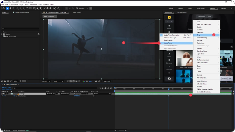 How to Freeze a Frame in After Effects (3 Simple Techniques)