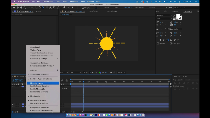 How to Create Stunning Animated Sun Rays in Adobe After Effects