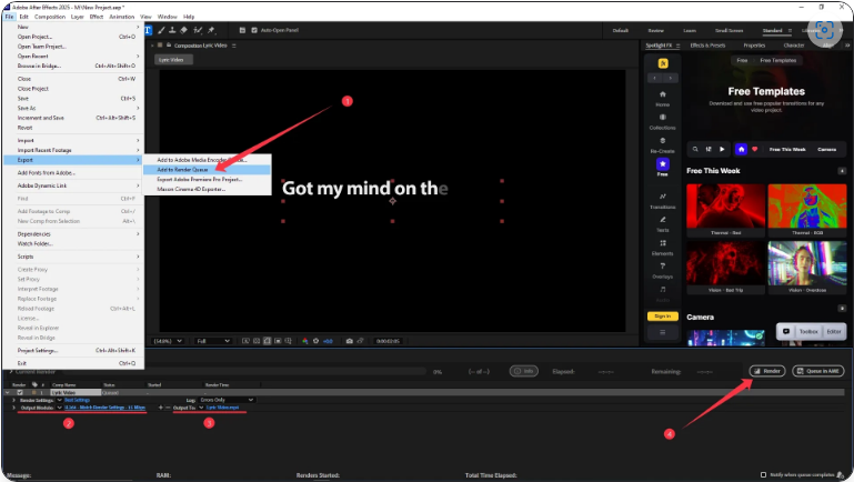 How to Create a Professional Lyric Video in After Effects (5 Simple Steps)