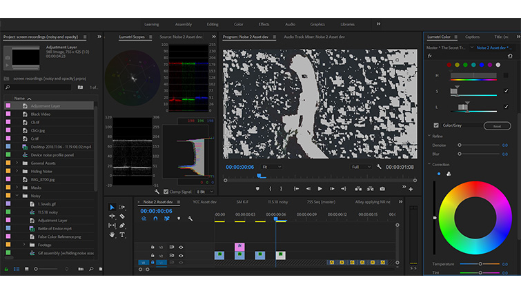 Post-Production Tip: Quick and Dirty Noise Reduction Without a Plugin — Saturation and Luminance Qualifiers