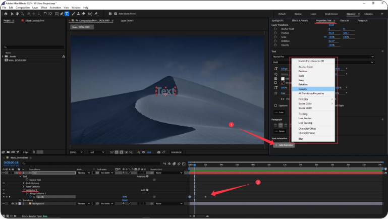 How to Add Text in After Effects (3 Simple Steps)