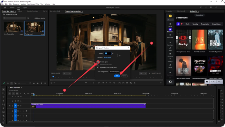 How to Reverse a Video in Adobe Premiere Pro (3 Simple Steps)