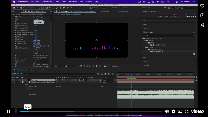 How to Create Audio Wave Effects in After Effects (Spectrum Waveforms)