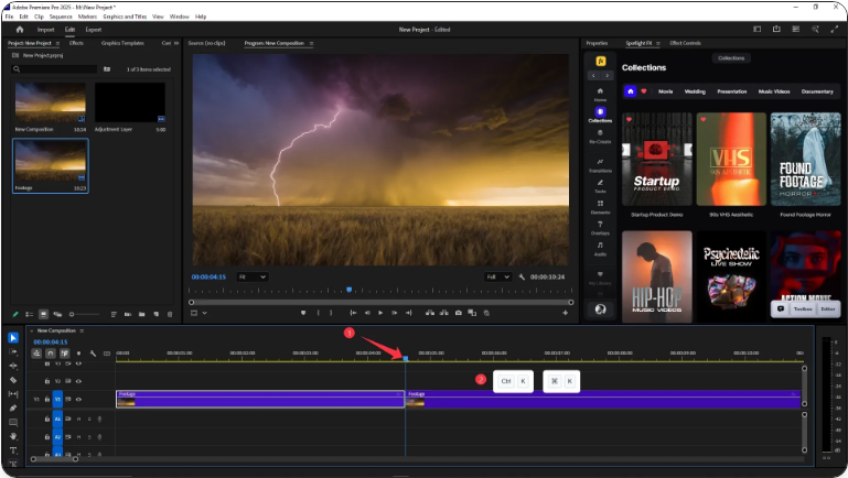 How to Split a Clip in Adobe Premiere Pro (2 Simple Ways)