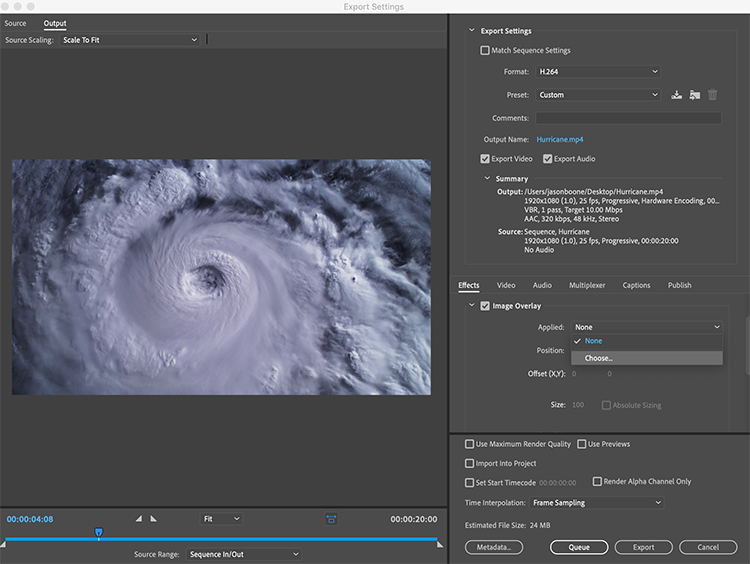 Video Tutorial: How to Add Image Overlays to Premiere Pro Exports — Add Image