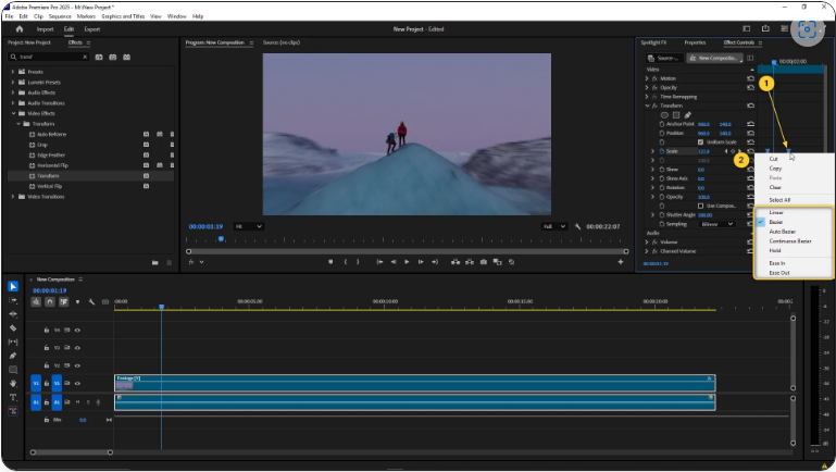 How to Add Motion Blur in Premiere Pro (Using the Transform Effect)
